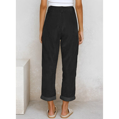 Ingrid - modieuze corduroy broek