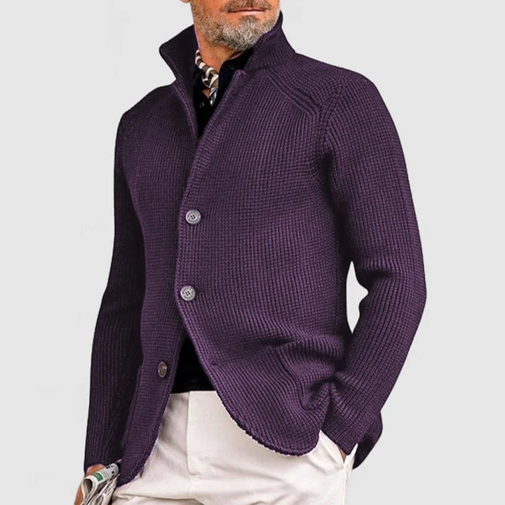 Kendu | herenjas met elegante revers en gebreide zak