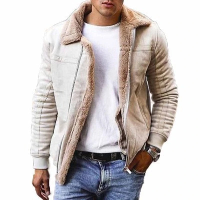 Jarens heren bomberjack in vintage stijl