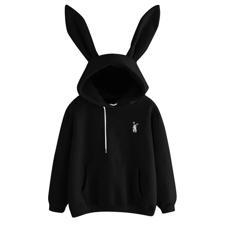 Pera - dames sweatshirt met capuchon en konijnenoren