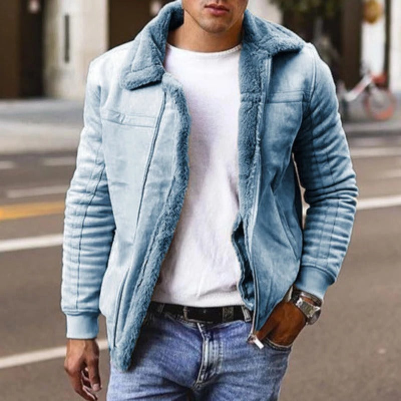 Jarens heren bomberjack in vintage stijl