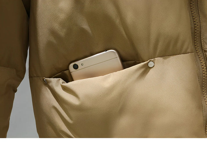 Warme dames winterjas 2024: elegante puffercoattrend