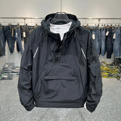 Kenny - herenjack met capuchon en halve rits
