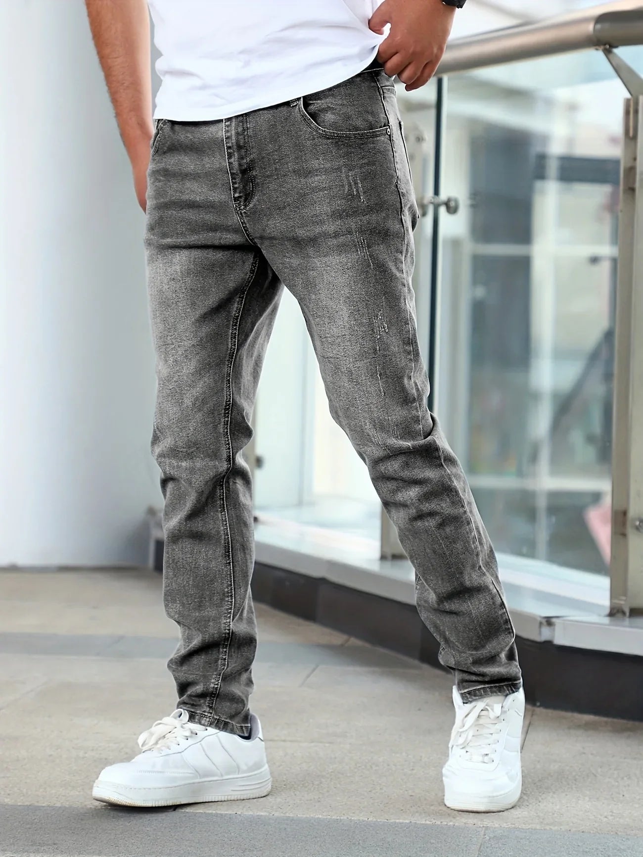 Jackson - stijlvolle katoenen denim broek