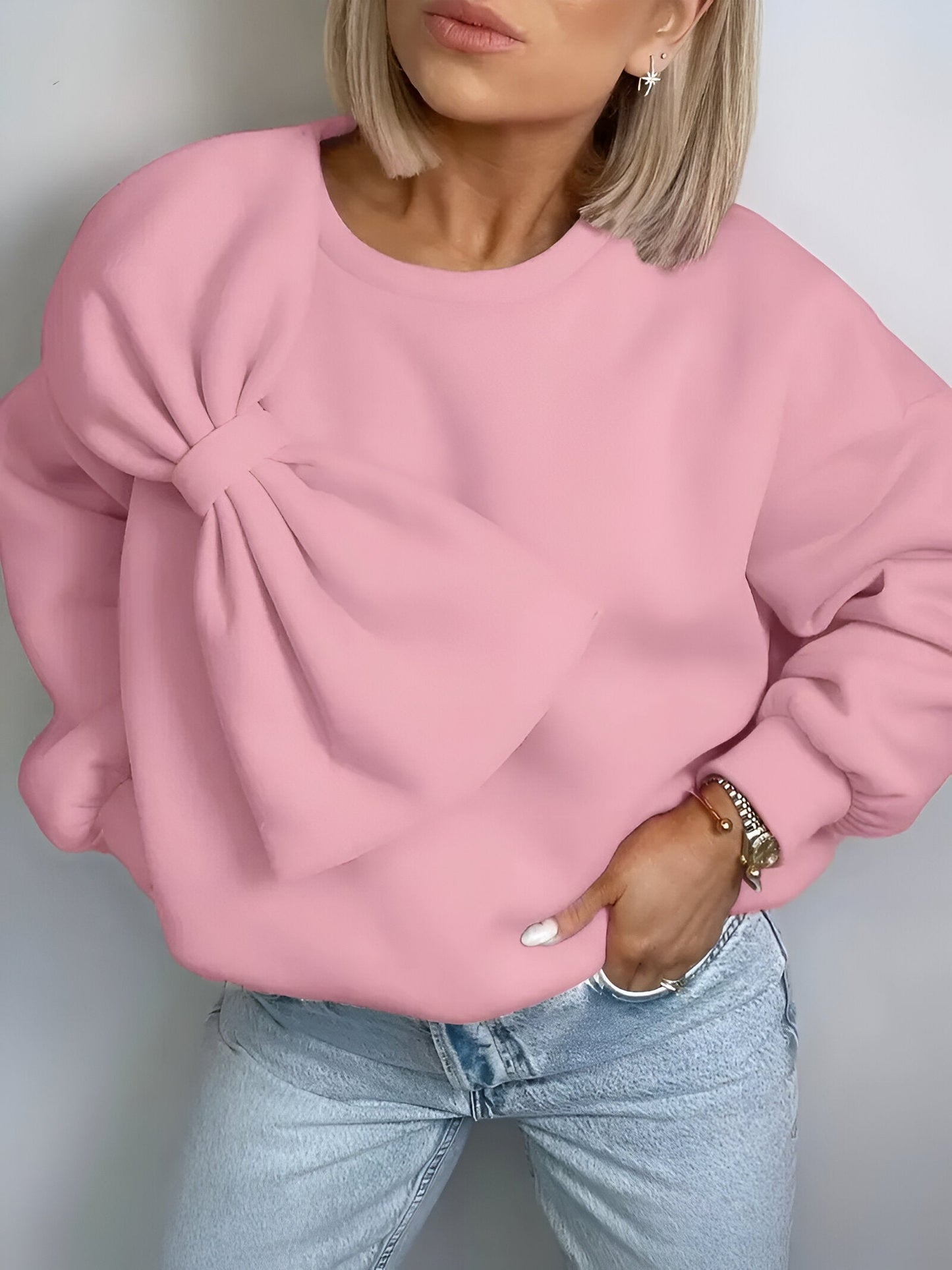 Neysha | stijlvolle sweater met grote strik