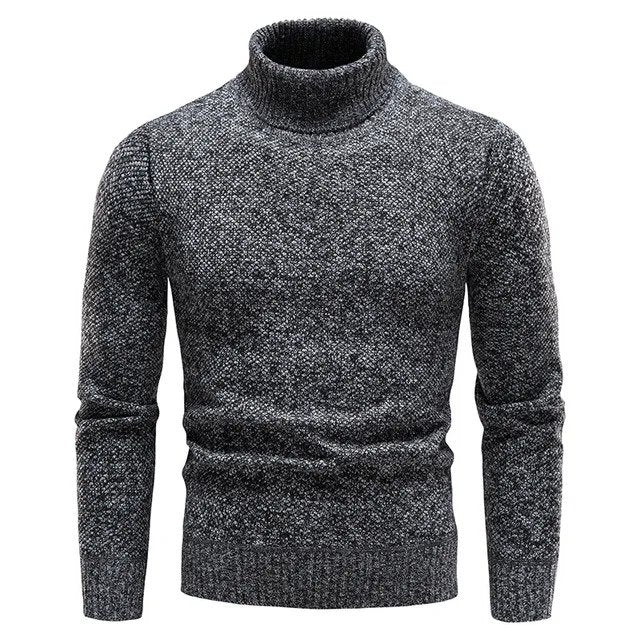 Comfortabele en elegante herentrui met col