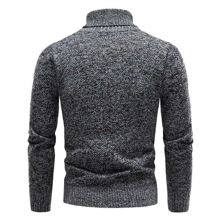 Comfortabele en elegante herentrui met col