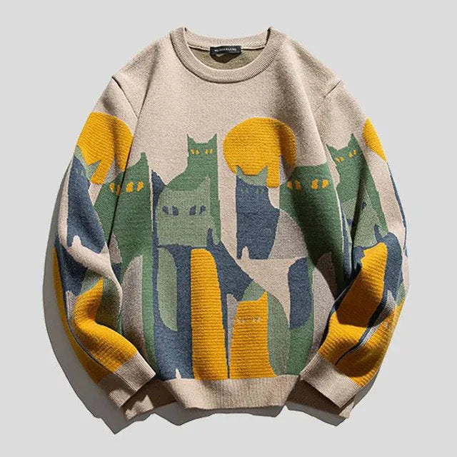 Purrpatch - unisex sweatshirt met kat