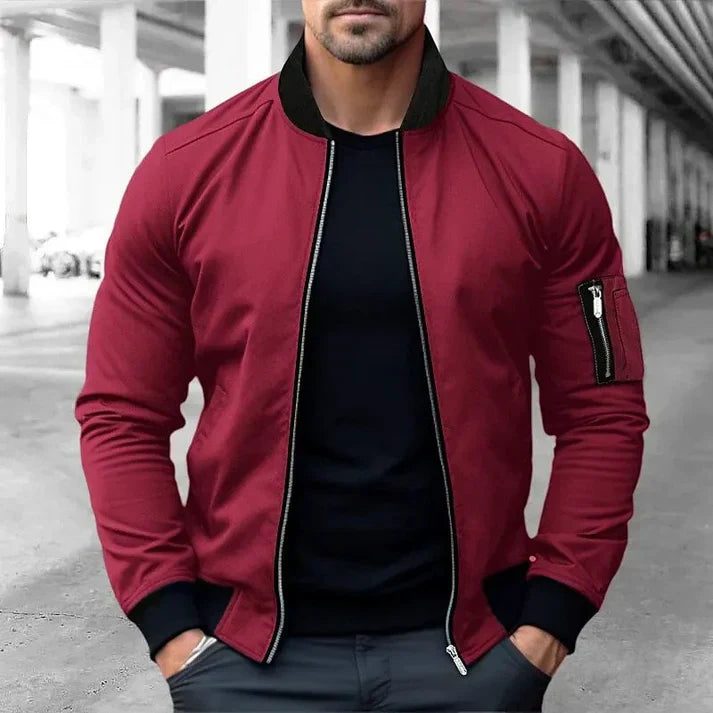 Balazs - leren pilotenjack vintage stijl voor heren