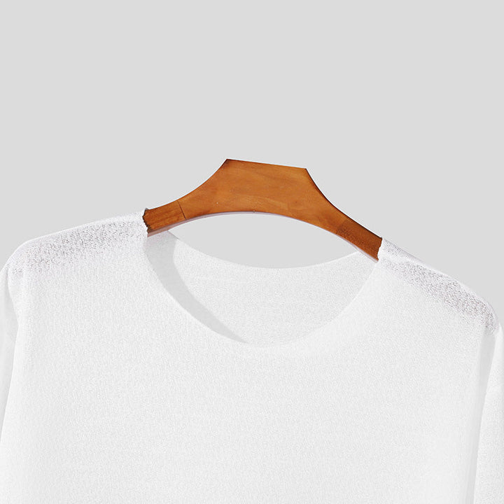 Roma | ademend, elegant design heren-T-shirt met lange mouwen