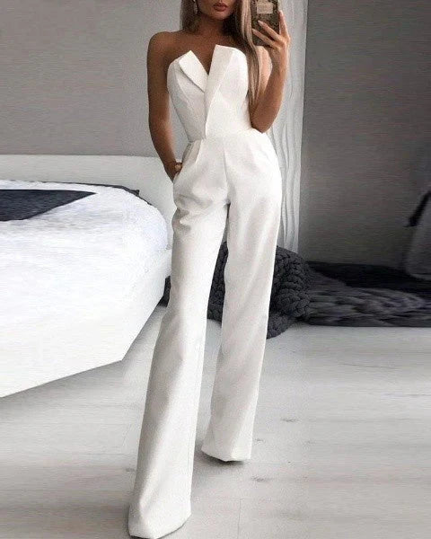 Melia - roterende mouwloze jumpsuit
