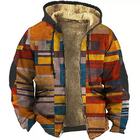 Johannes-colorblock-vest-met-capuchon