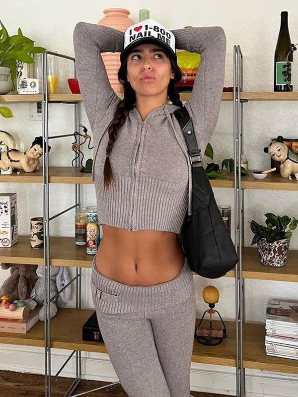 Anka - comfortabel gebreid 2-delig trainingspak