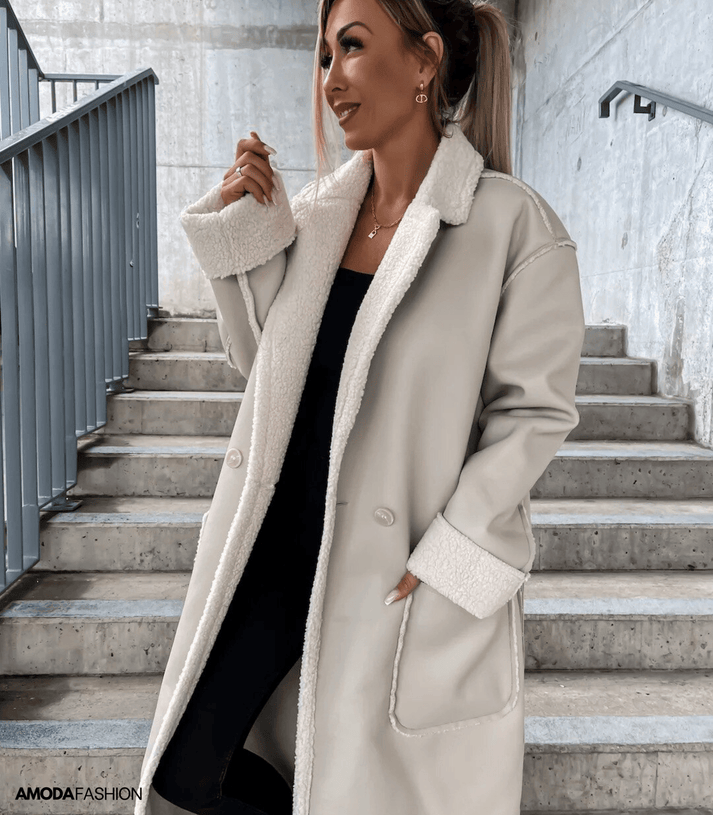 Adana - lange dames winterjas