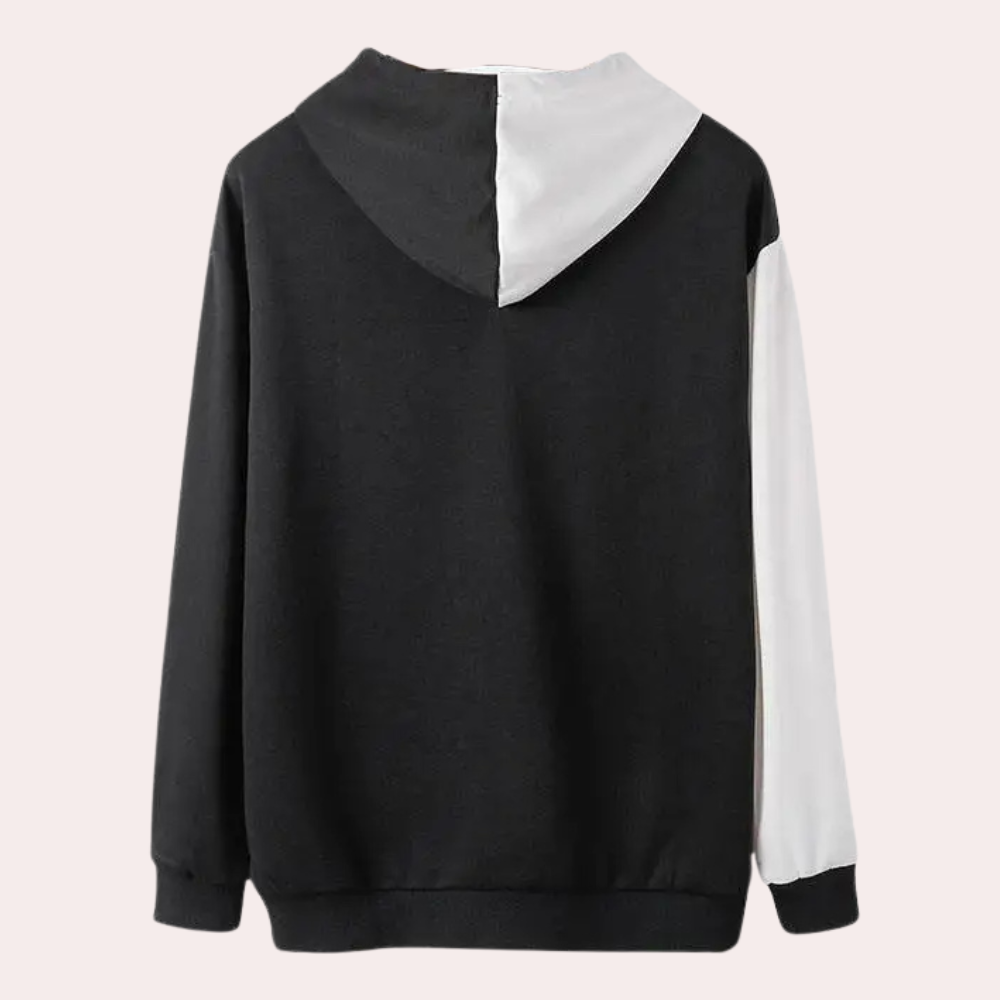 Bradley - trendy hoodie met print voor de moderne man