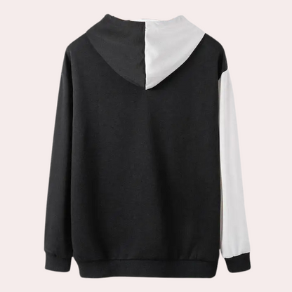 Bradley - trendy hoodie met print voor de moderne man