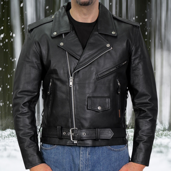 Henrik - leren herenjack