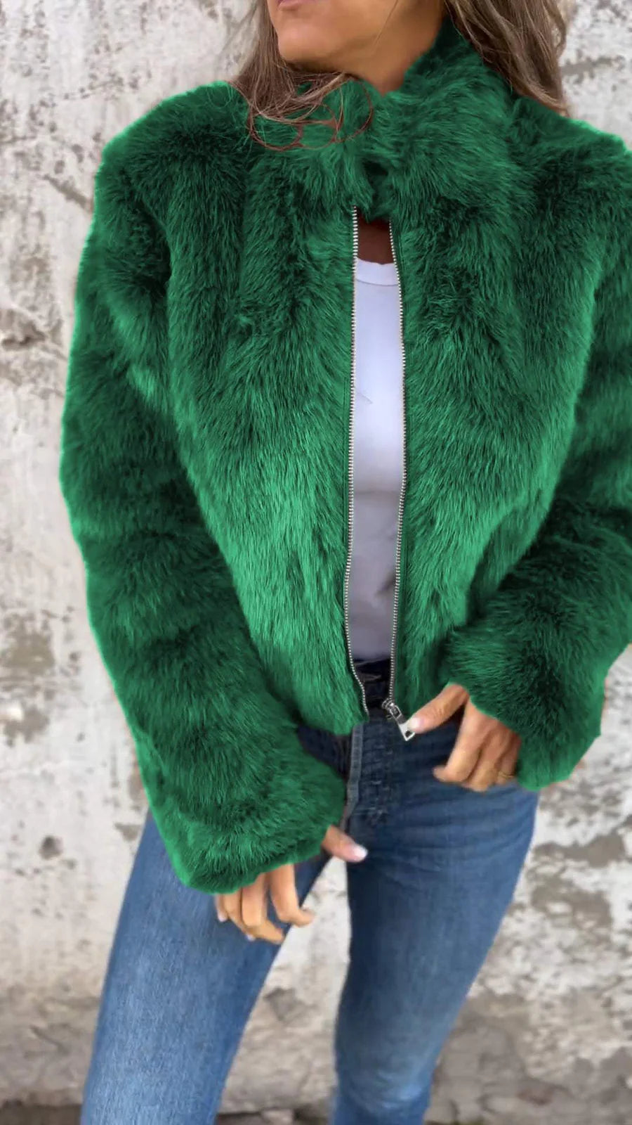 Hoop - luxe fur comfort damesjas