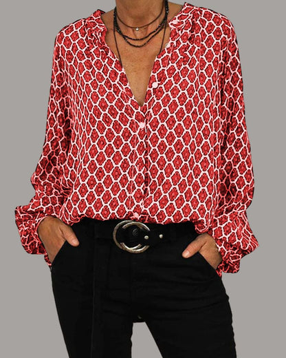 Zara - blouse met v-hals