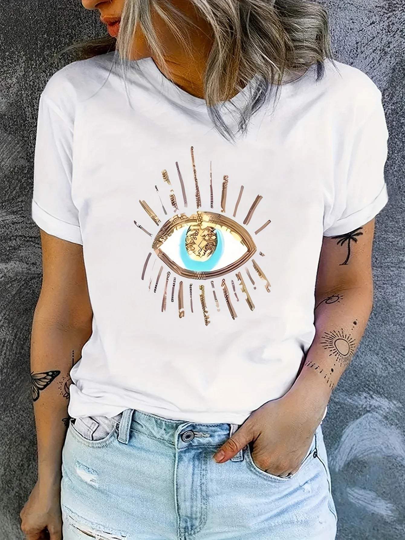 Margaretha | dames t-shirt met grafische print