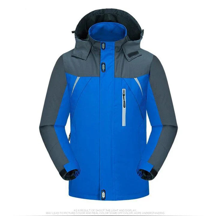 Tweekleurige -winterjas voor heren