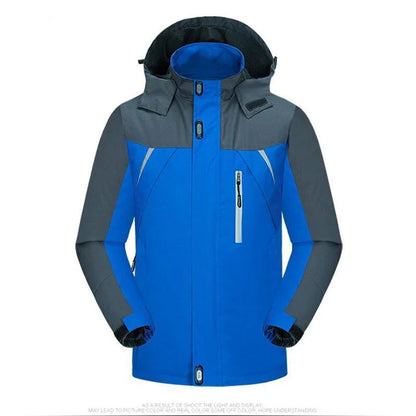 Tweekleurige -winterjas voor heren