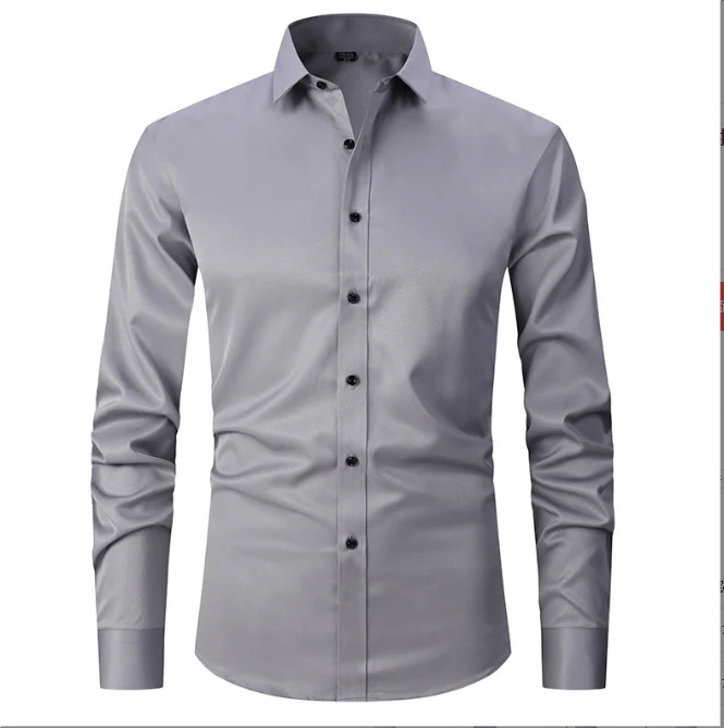 Normand - shirt met lange mouwen elegante formele stijl