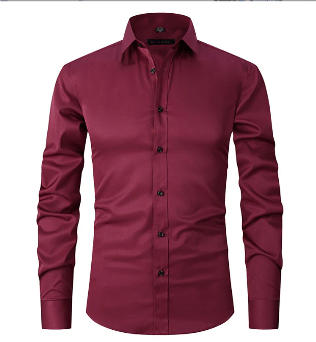 Normand - shirt met lange mouwen elegante formele stijl