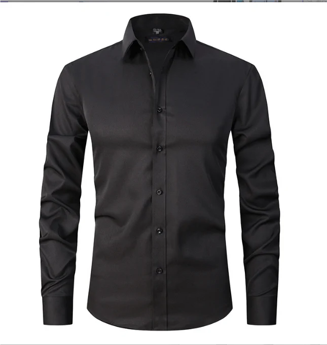Normand - shirt met lange mouwen elegante formele stijl
