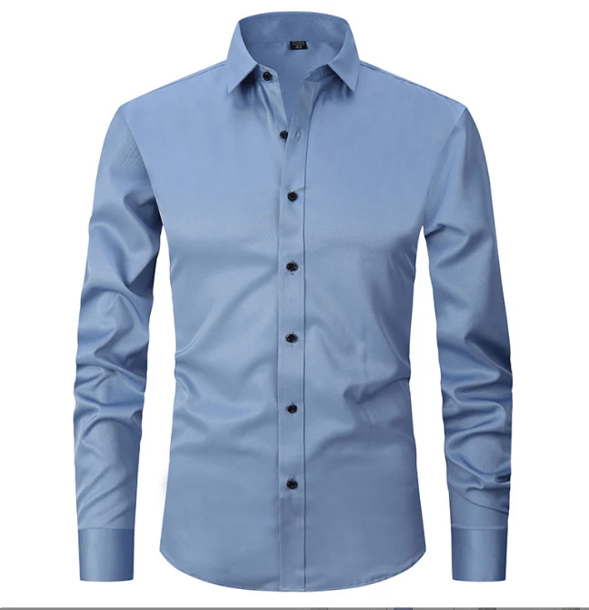 Normand - shirt met lange mouwen elegante formele stijl