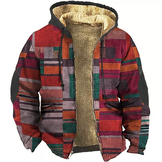Johannes-colorblock-vest-met-capuchon