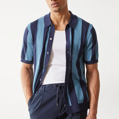 Egmont - elegant gestreept damespoloshirt