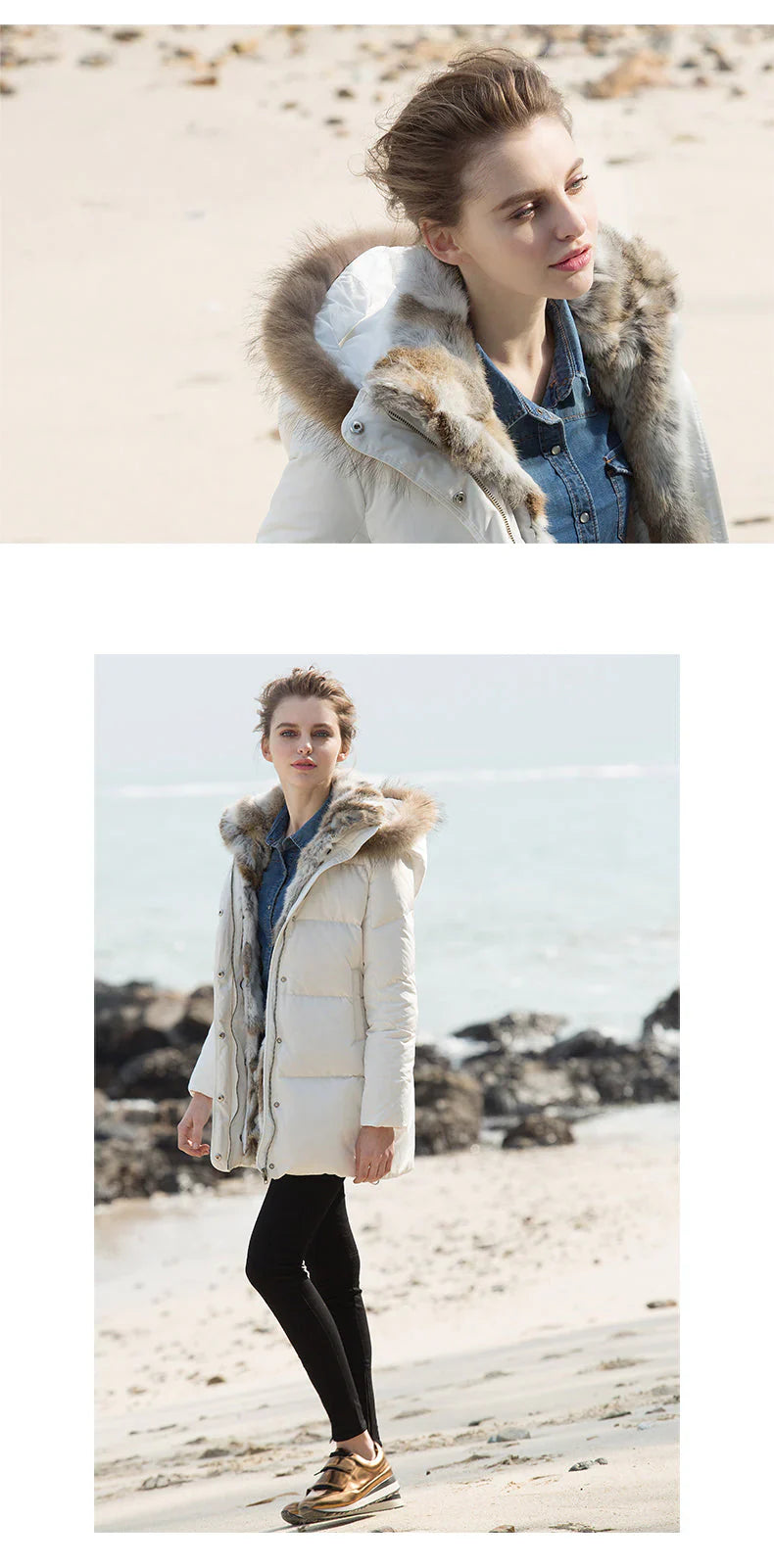 Hermelien | dames winterparka | warmte