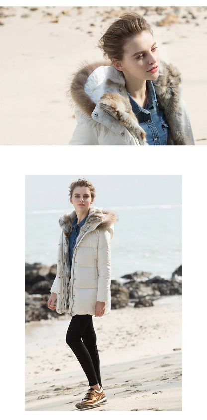 Hermelien | dames winterparka | warmte
