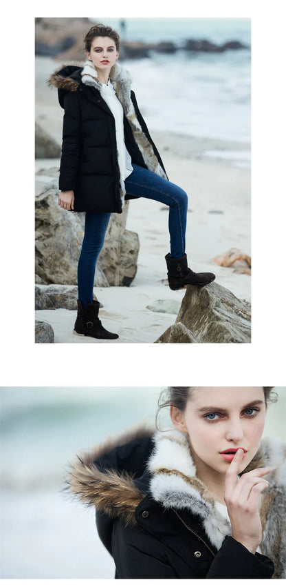 Hermelien | dames winterparka | warmte