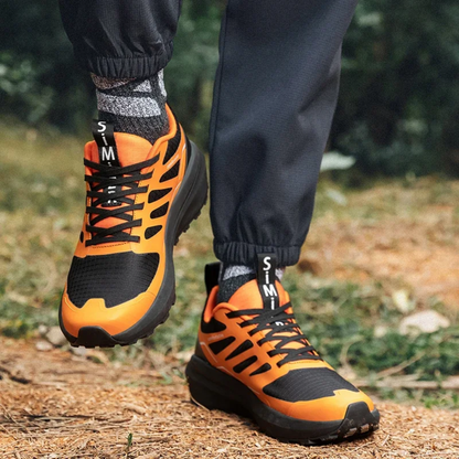 Comfortabele wandelschoenen voor heren met ondersteuning van de voetboog