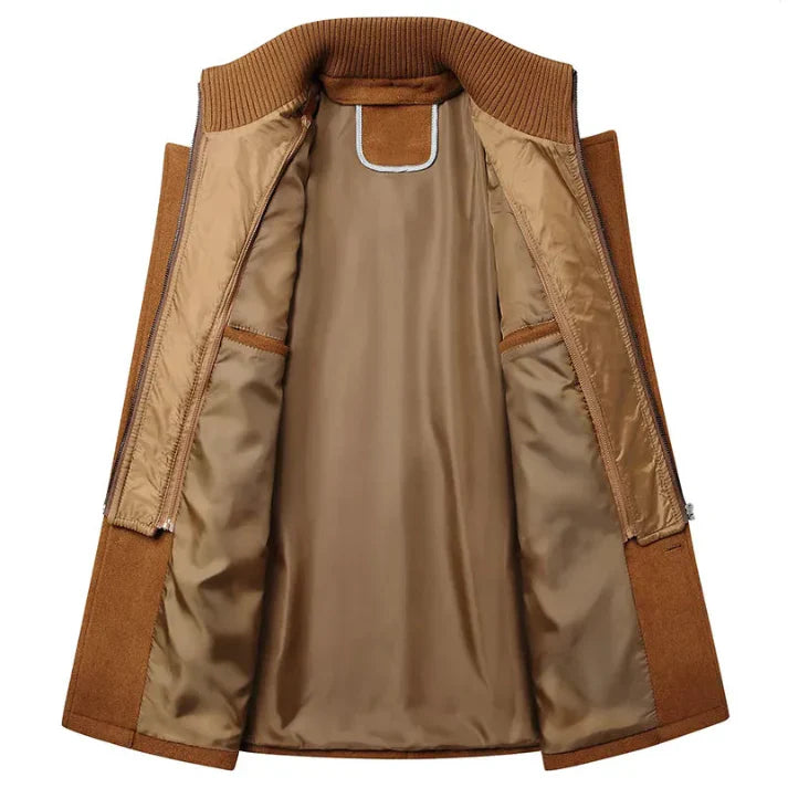 Vincentius | Trenchcoat met open kraag