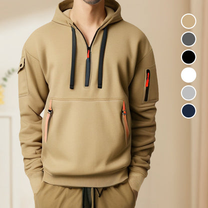 Multifunctionele zip-up hoodie voor mannen