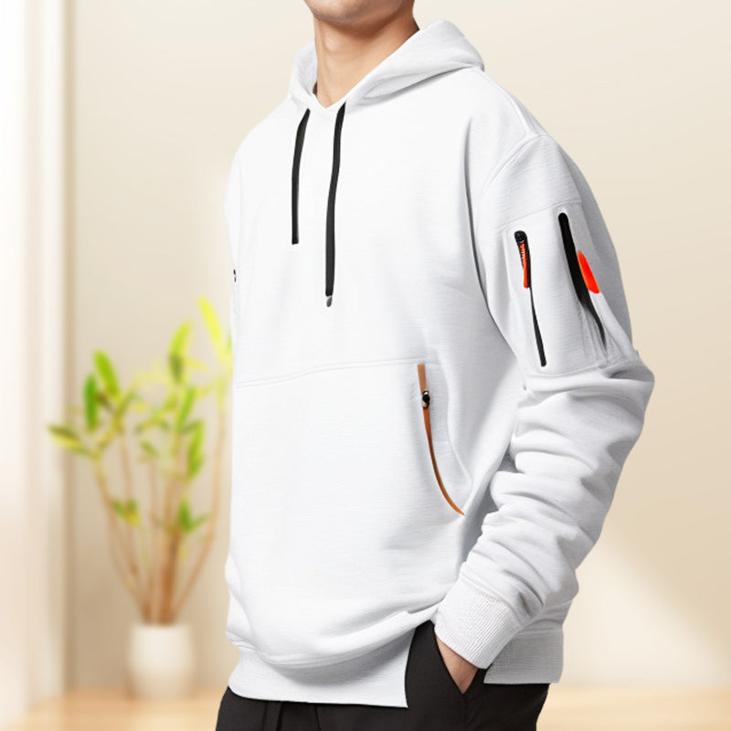 Multifunctionele zip-up hoodie voor mannen