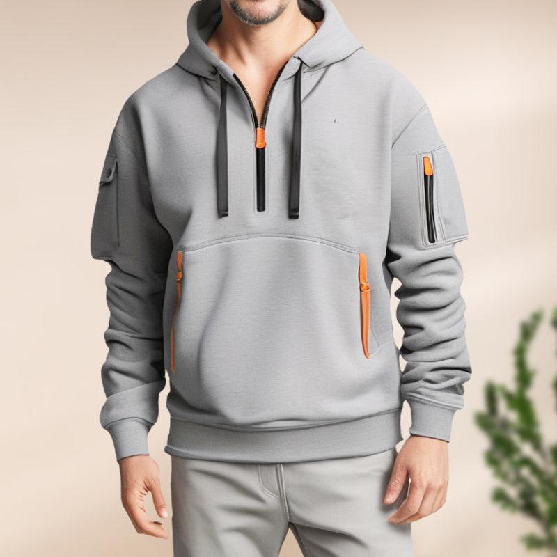 Multifunctionele zip-up hoodie voor mannen