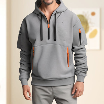 Multifunctionele zip-up hoodie voor mannen
