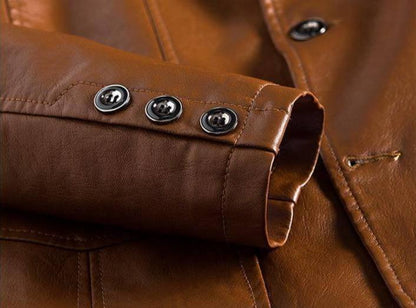 Leren blazerjack voor heren - stijl en comfort gecombineerd