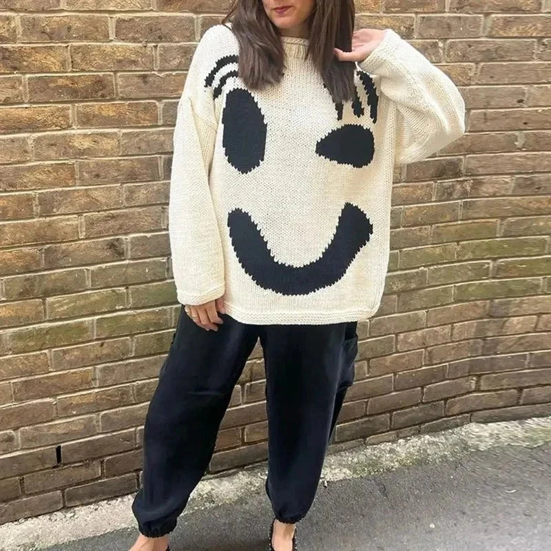 Nancy - oversized gebreide trui voor dames