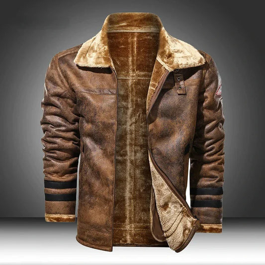 Casual - leren jack in bomberstijl voor heren | perfect voor informele dagen