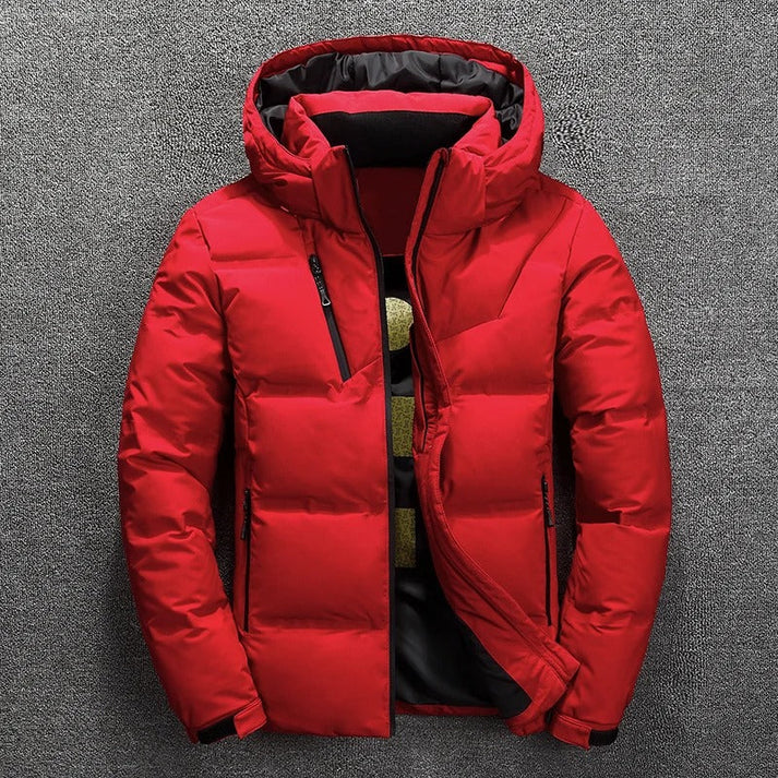 Warme waterdichte winterjas met capuchon voor heren | ideaal voor de winter