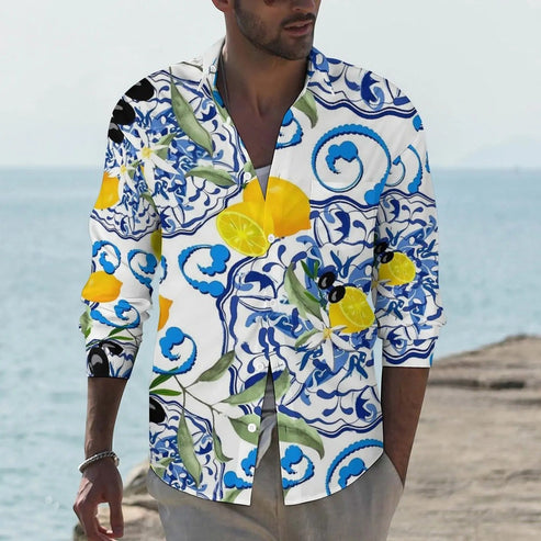 Gerald - shirt met lange mouwen voor heren