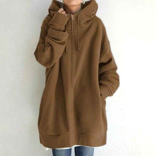Salma - warm damesvest met capuchon