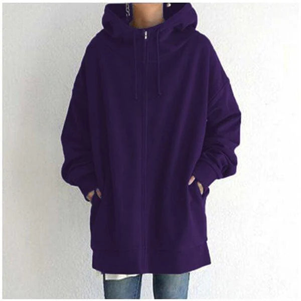 Salma - warm damesvest met capuchon