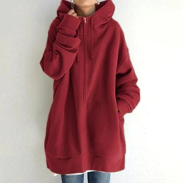 Salma - warm damesvest met capuchon