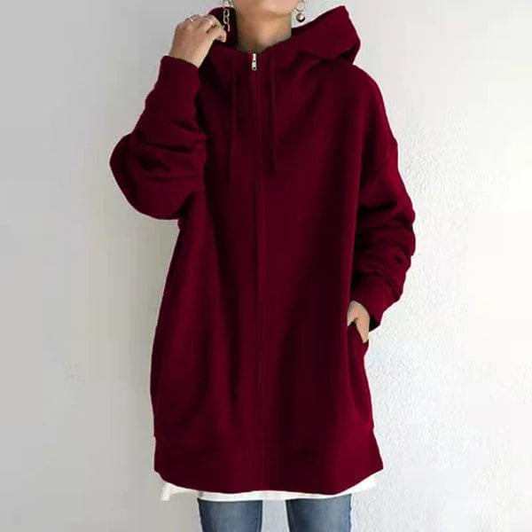 Salma - warm damesvest met capuchon